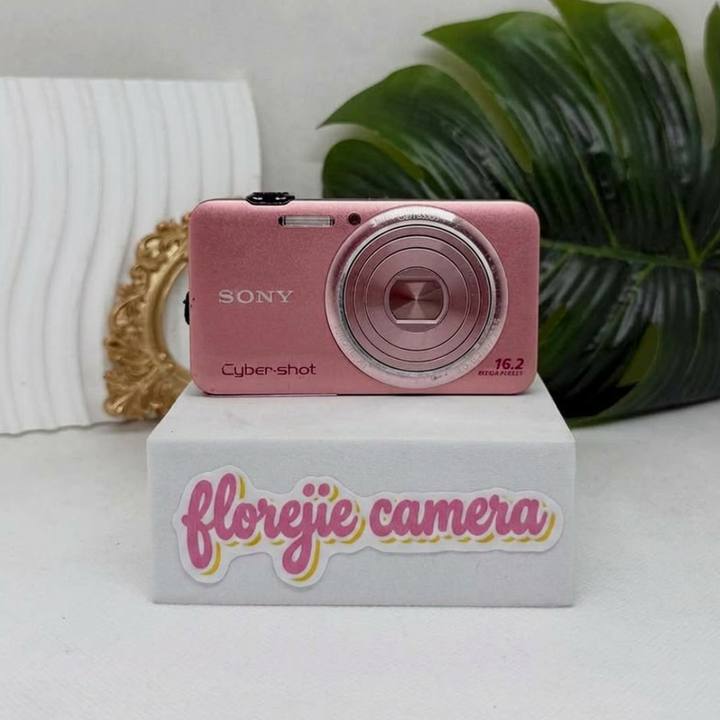 Pink Sony Cyber-shot by Florejie Camera